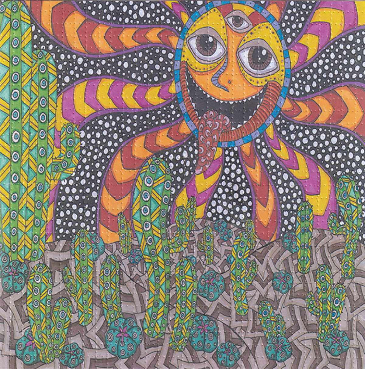 Mescaline Night Blotter Art (street sheet)