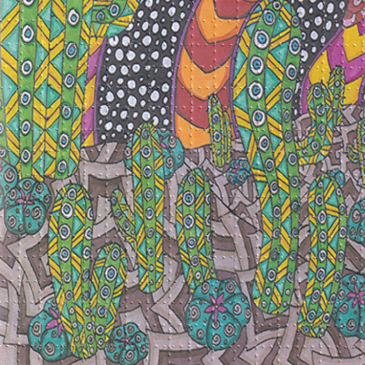 Mescaline Night Blotter Art (street sheet)