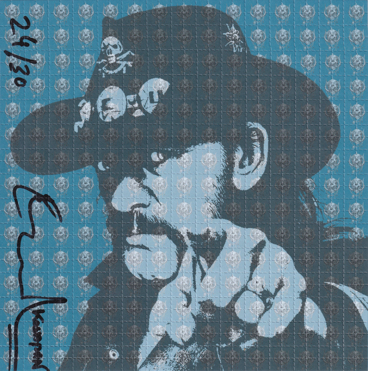 Lemmy Motorhead Blotter Art by Kosapan (signed)