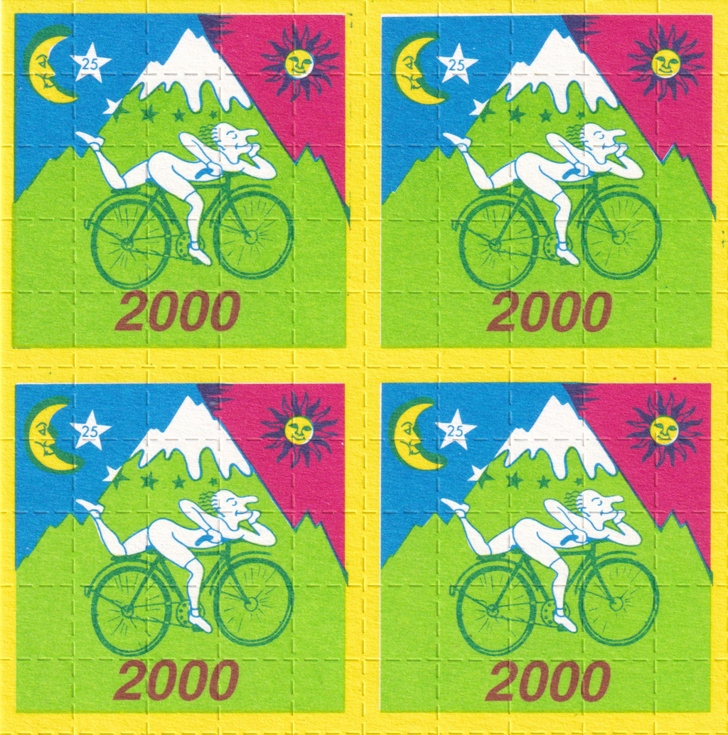 Bike Day 2000 - 20 Panel Blotter Art (street sheet)