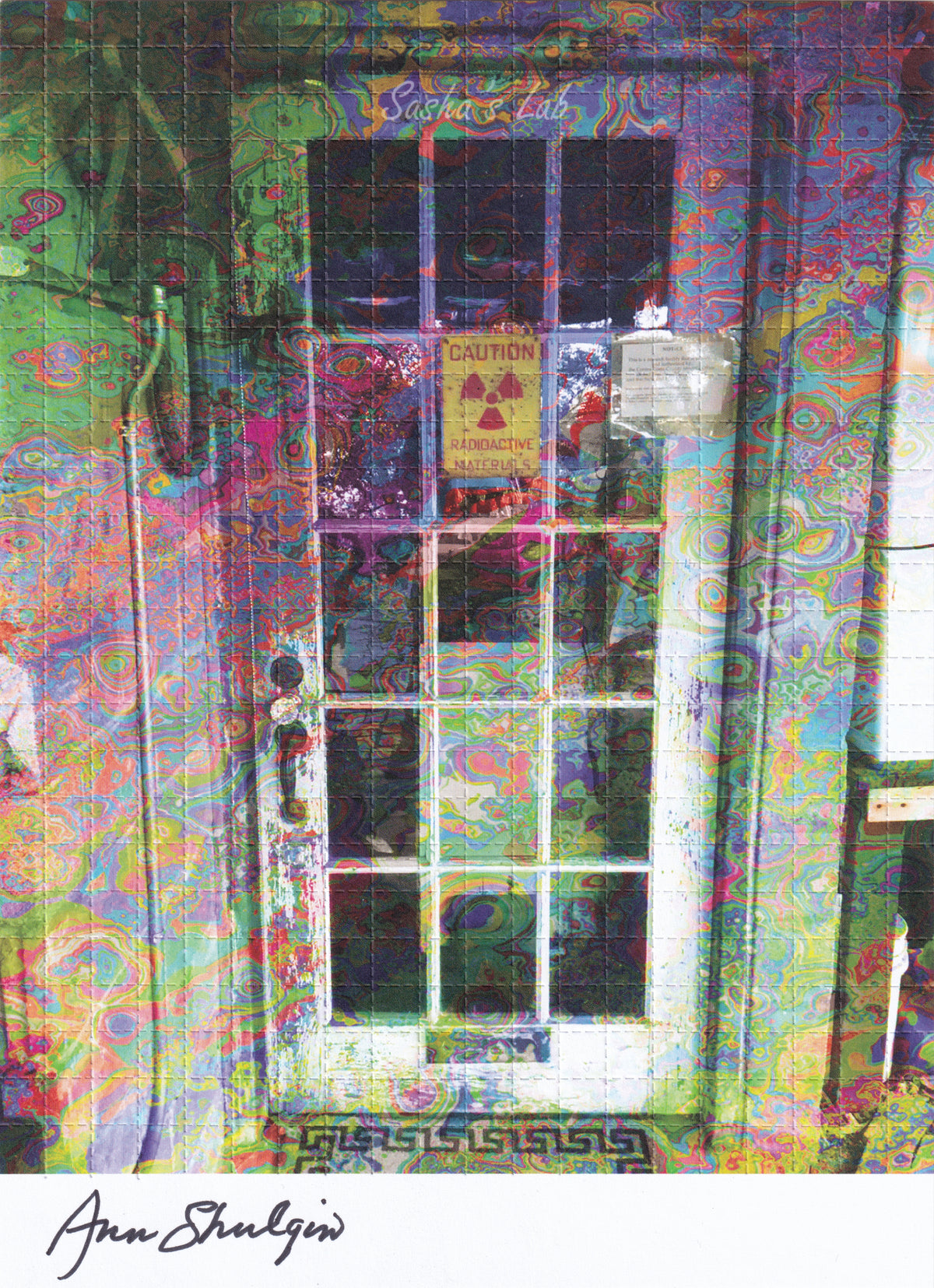 Shulgin's Lab Door signed by Ann Shulgin (signed)