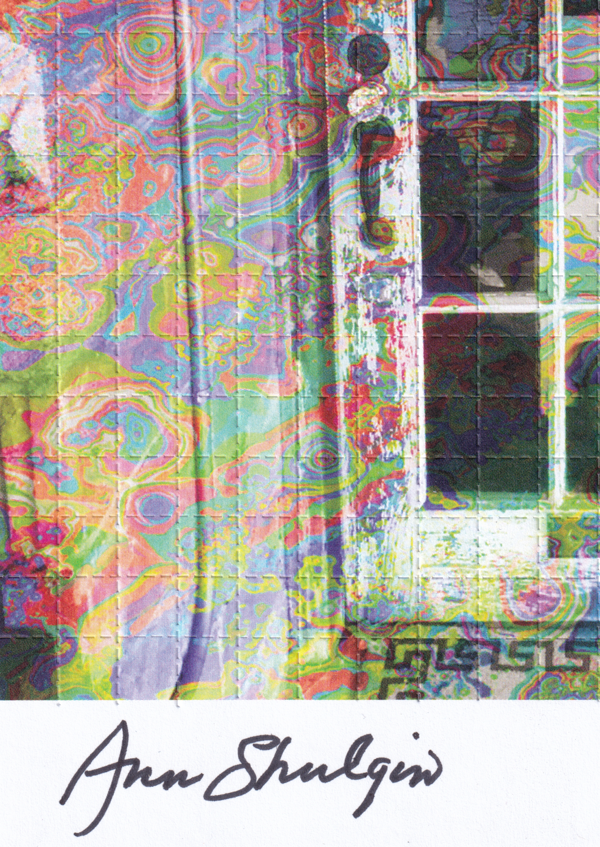 Shulgin's Lab Door signed by Ann Shulgin (signed)