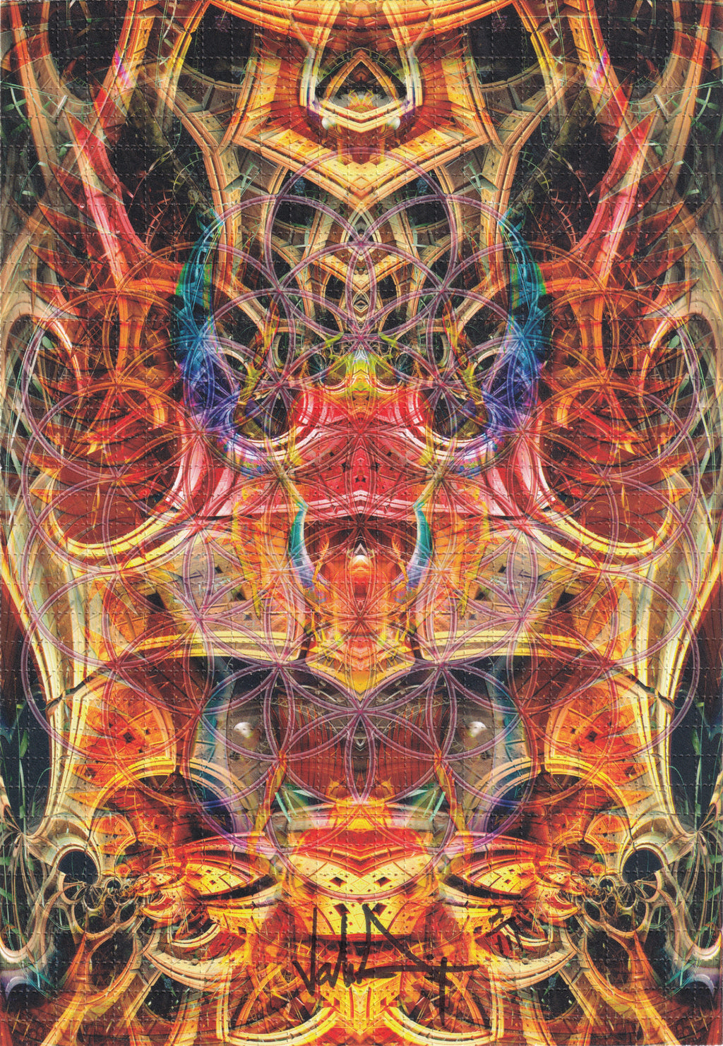 Birth of a Scarab Blotter Art by Johnathan Singer (signed)