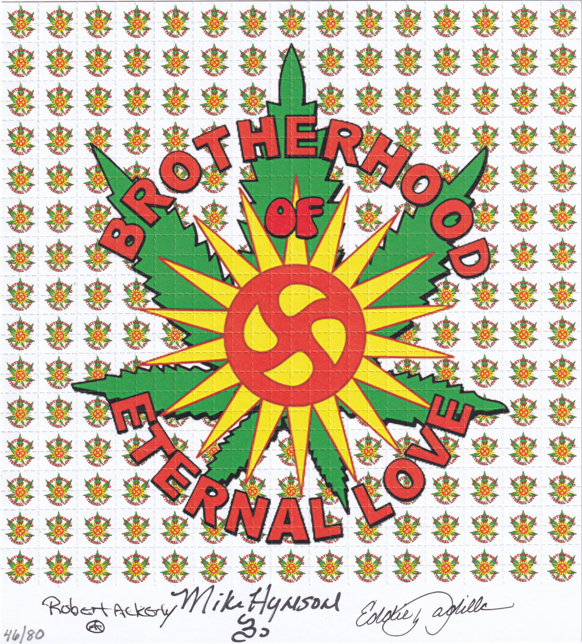 Brotherhood of Eternal Love Blotter Art (signed)