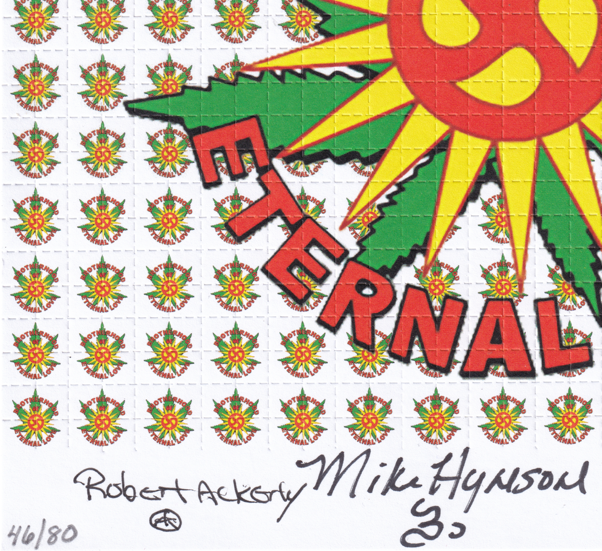 Brotherhood of Eternal Love Blotter Art (signed)