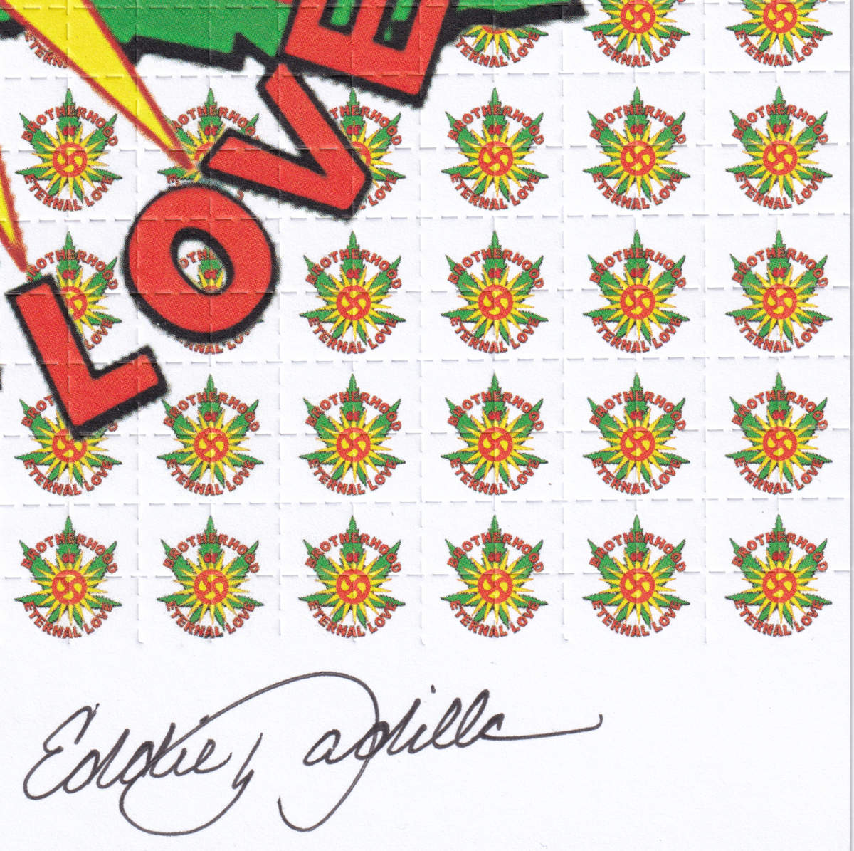 Brotherhood of Eternal Love Blotter Art (signed)