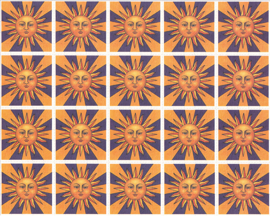 "SUNS" Blotter Art (street sheet)