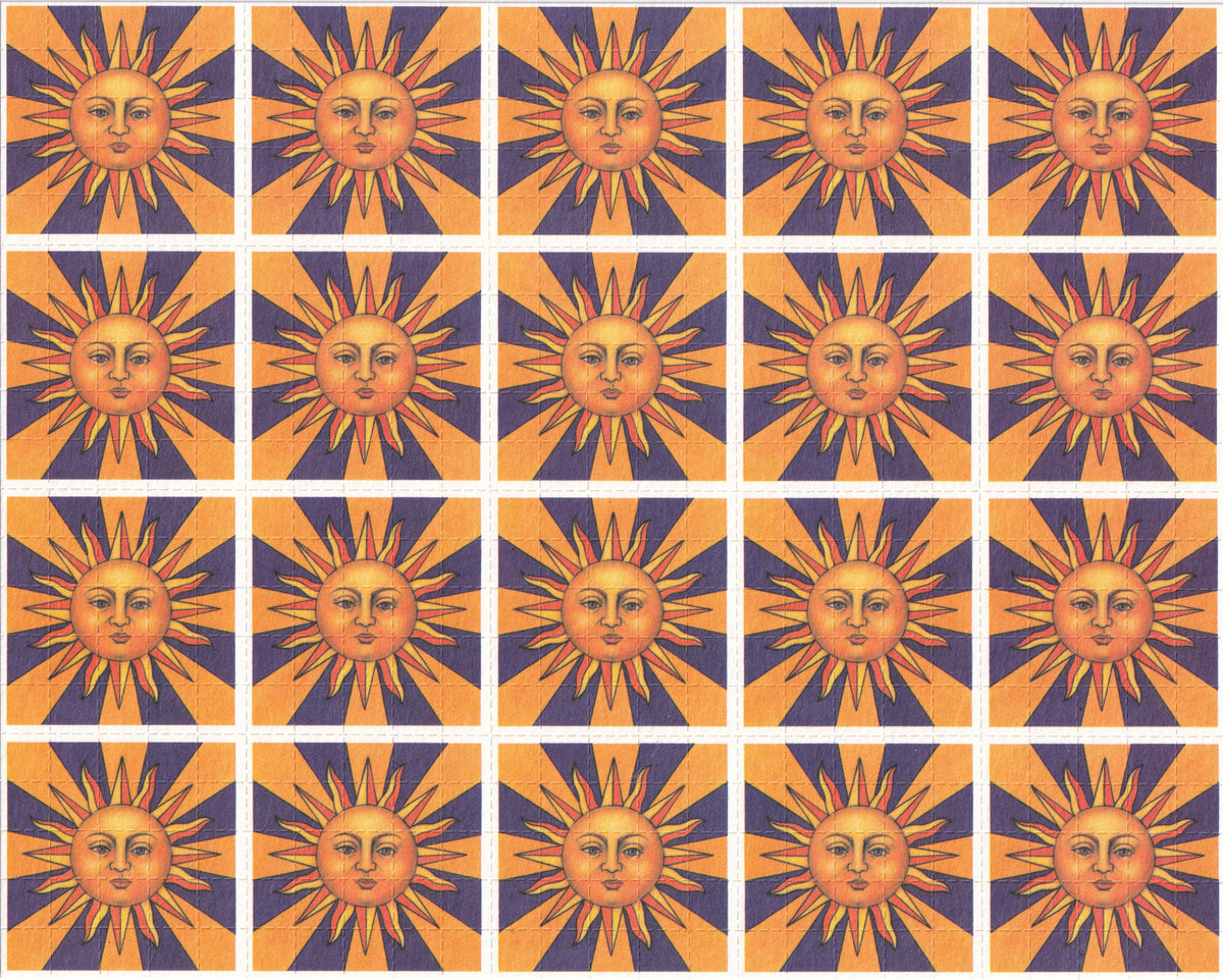 "SUNS" Blotter Art (street sheet)