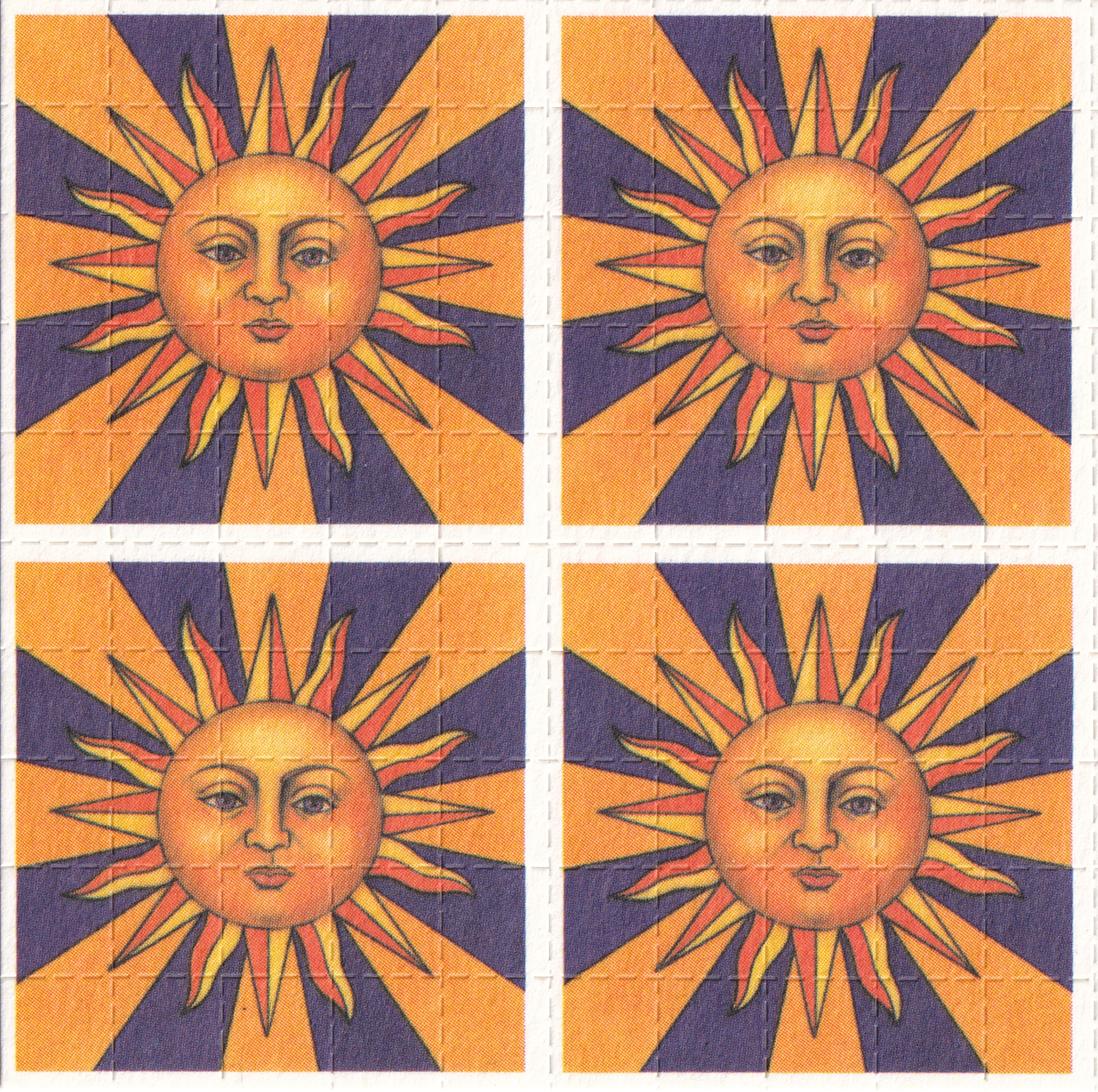 "SUNS" Blotter Art (street sheet)