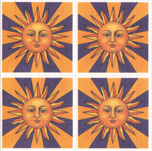 "SUNS" Blotter Art (street sheet)
