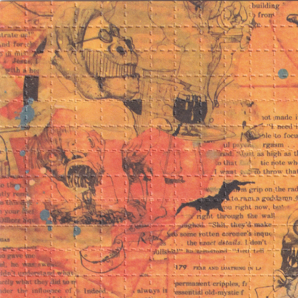Hunter S. Thompson Blotter Art by Kevin Mallon