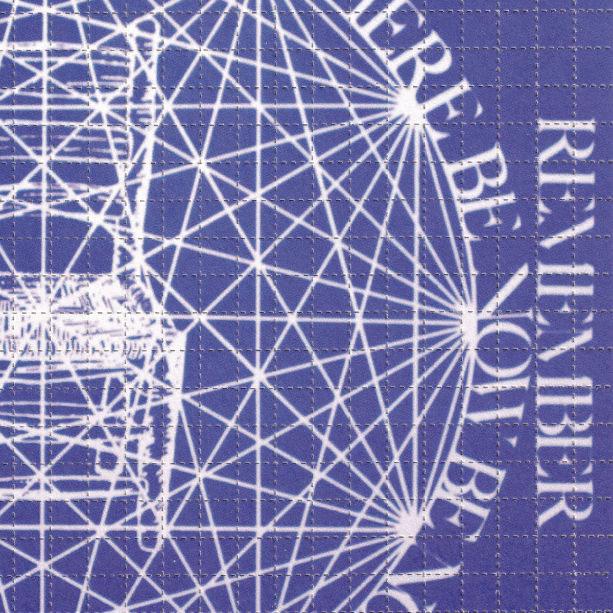 Be Here Now Ram Dass Tribute Blotter Art (Double Sided)