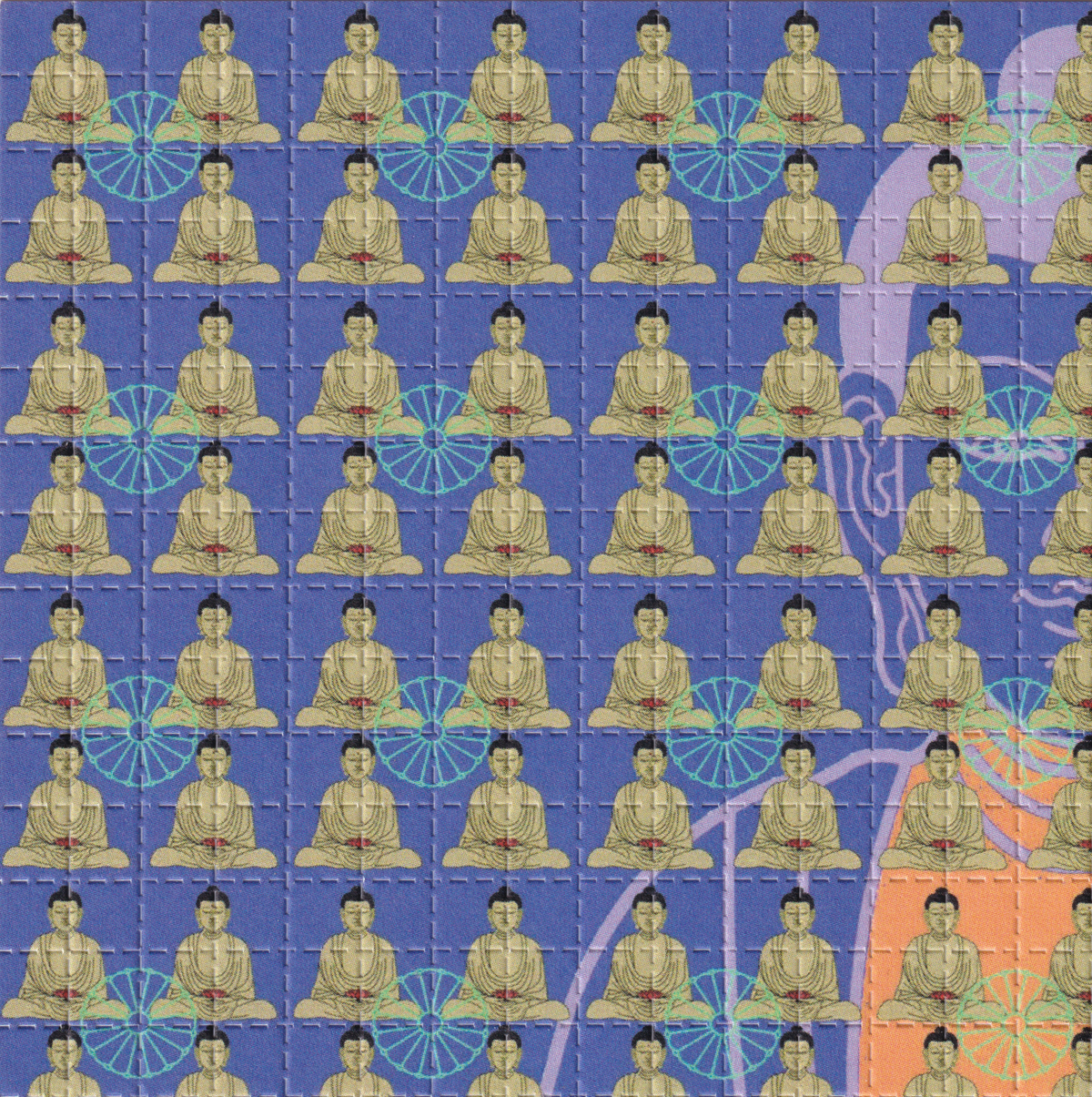 Blue Buddha by Kevin Barron (signed)