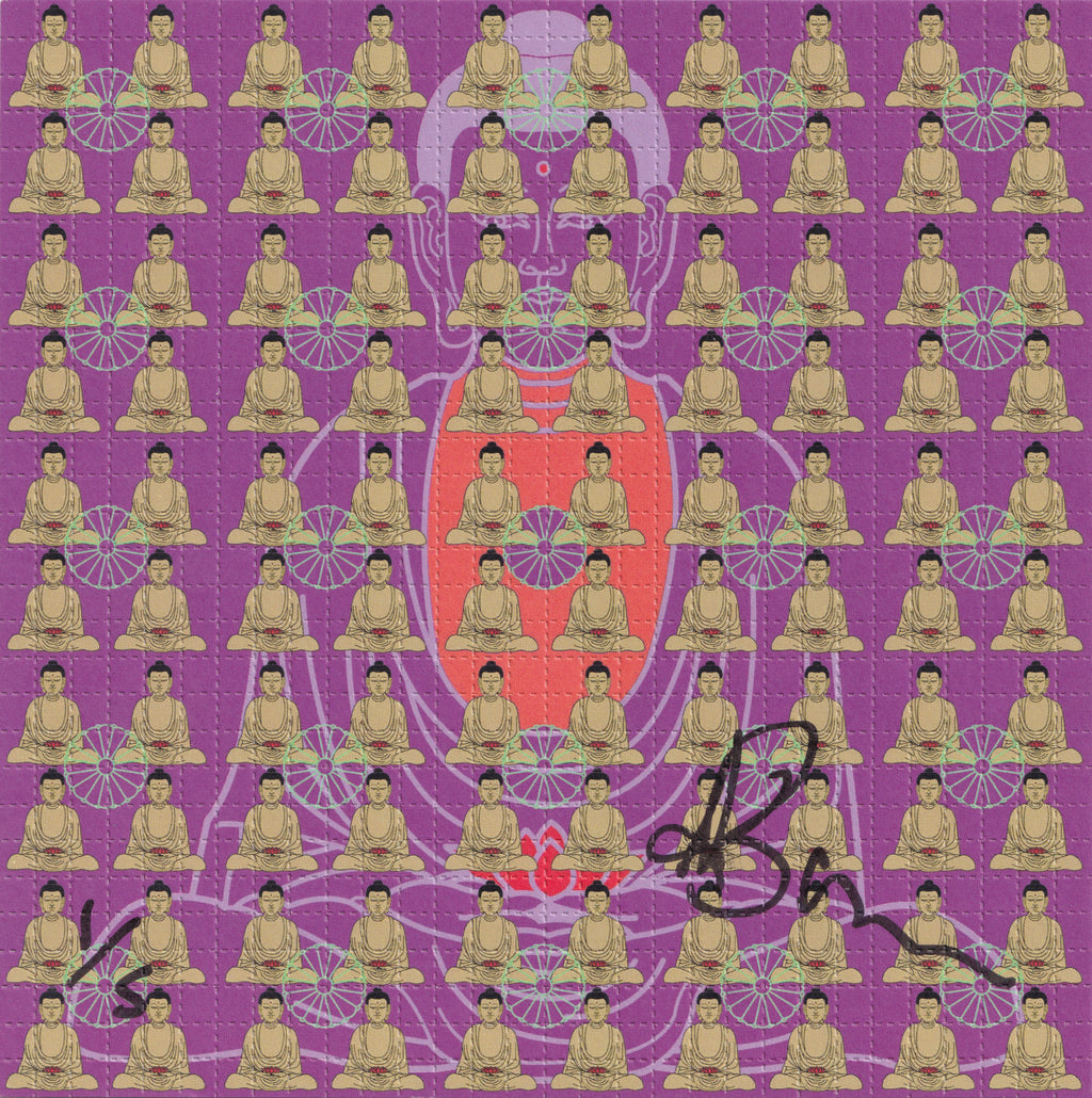 Purple Buddha by Kevin Barron (signed)