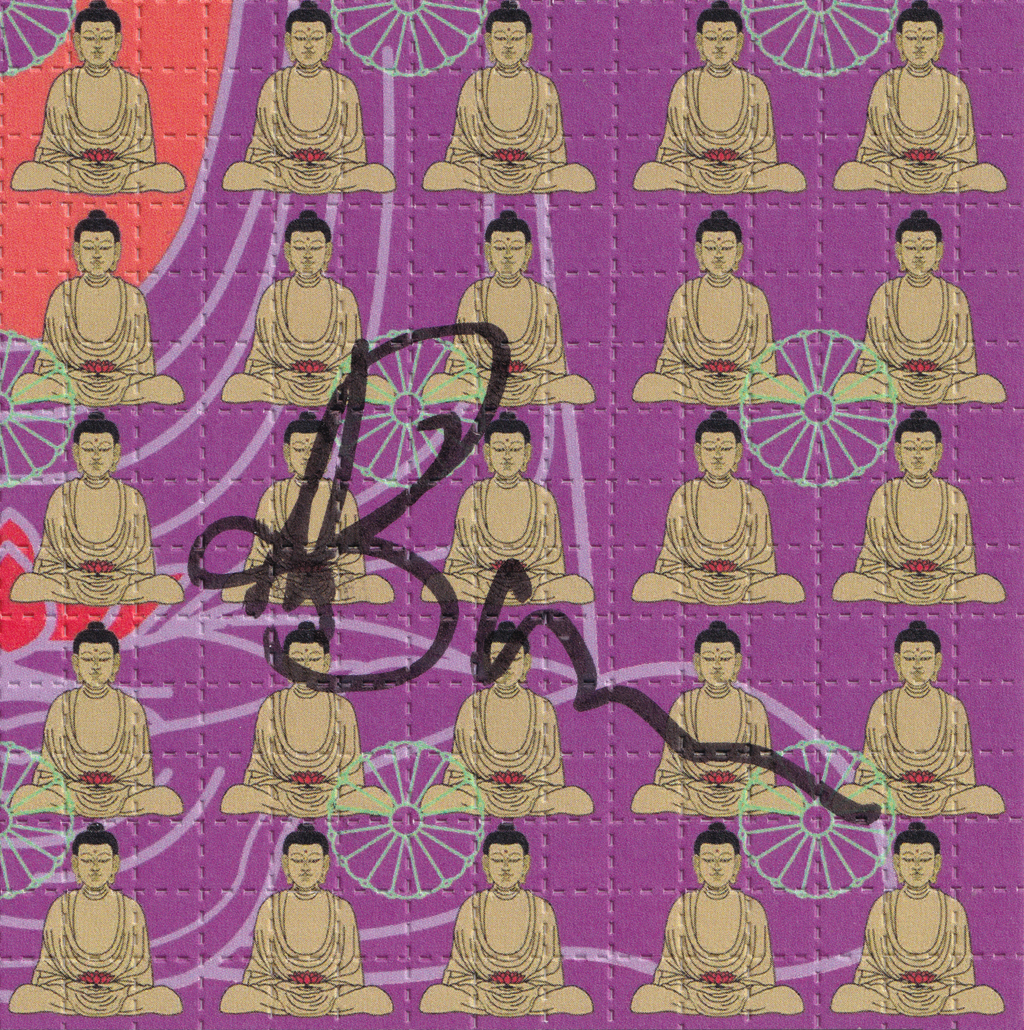 Purple Buddha by Kevin Barron (signed)