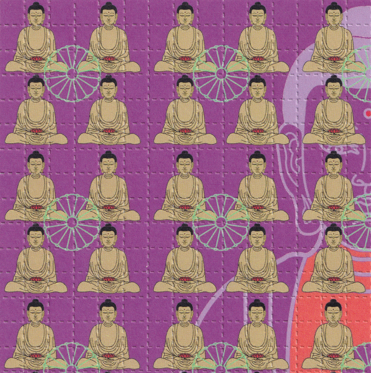 Purple Buddha by Kevin Barron (signed)