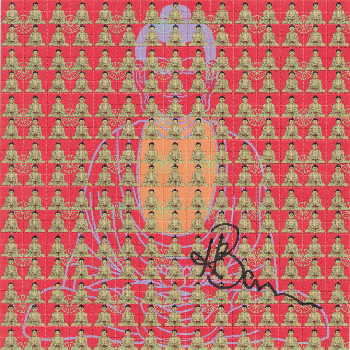 Red Buddha by Kevin Barron (signed)