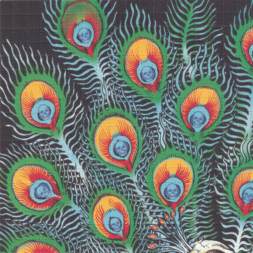 Peacock Blotter Art by Emek (signed)
