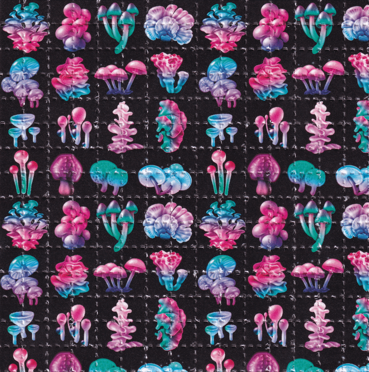 Mushrooms Blotter Art signed by Paul Stamets (signed)