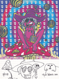 The Midnight Gospel Blotter Art by Russ Holmes (Proof Print)
