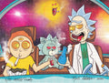 Rick and Morty Blotter Art by Russ Holmes (proof print)