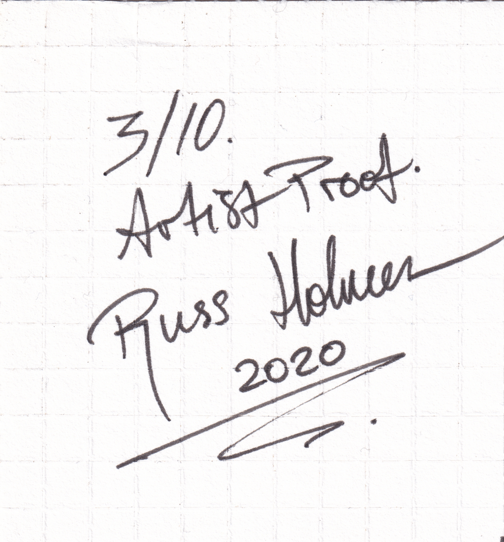 Crash Bandicoot Blotter Art by Russ Holmes (Proof Print)