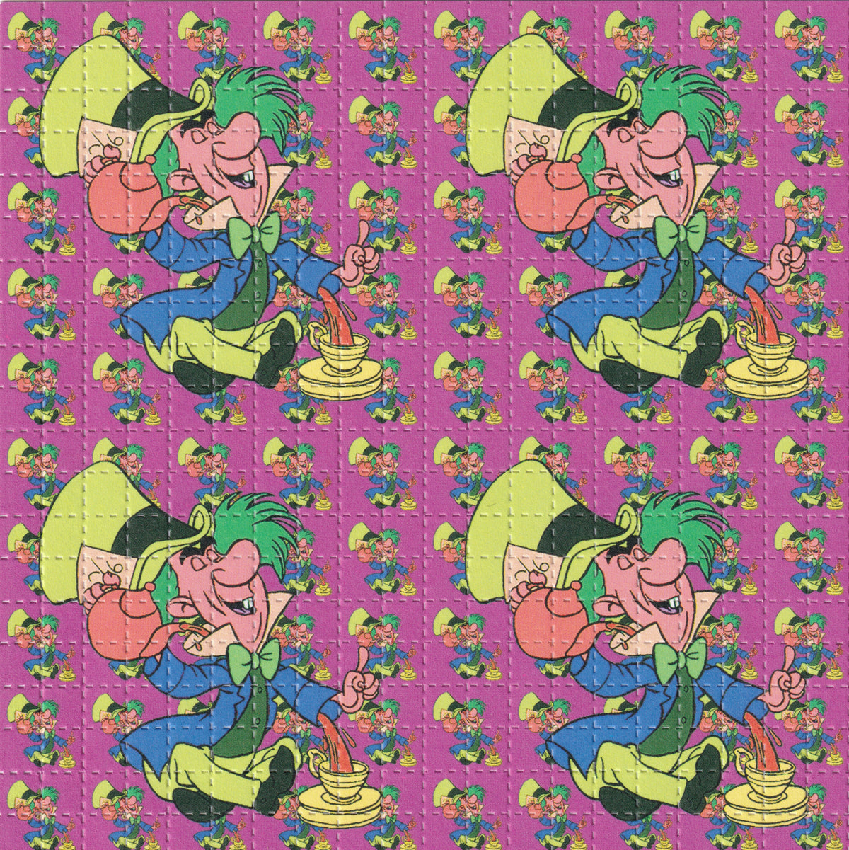 Mad Hatter Purple Blotter Art