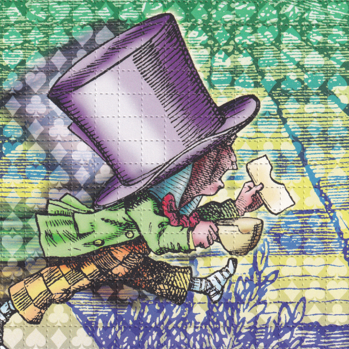 Mad Hatter Blotter Art by Mikio
