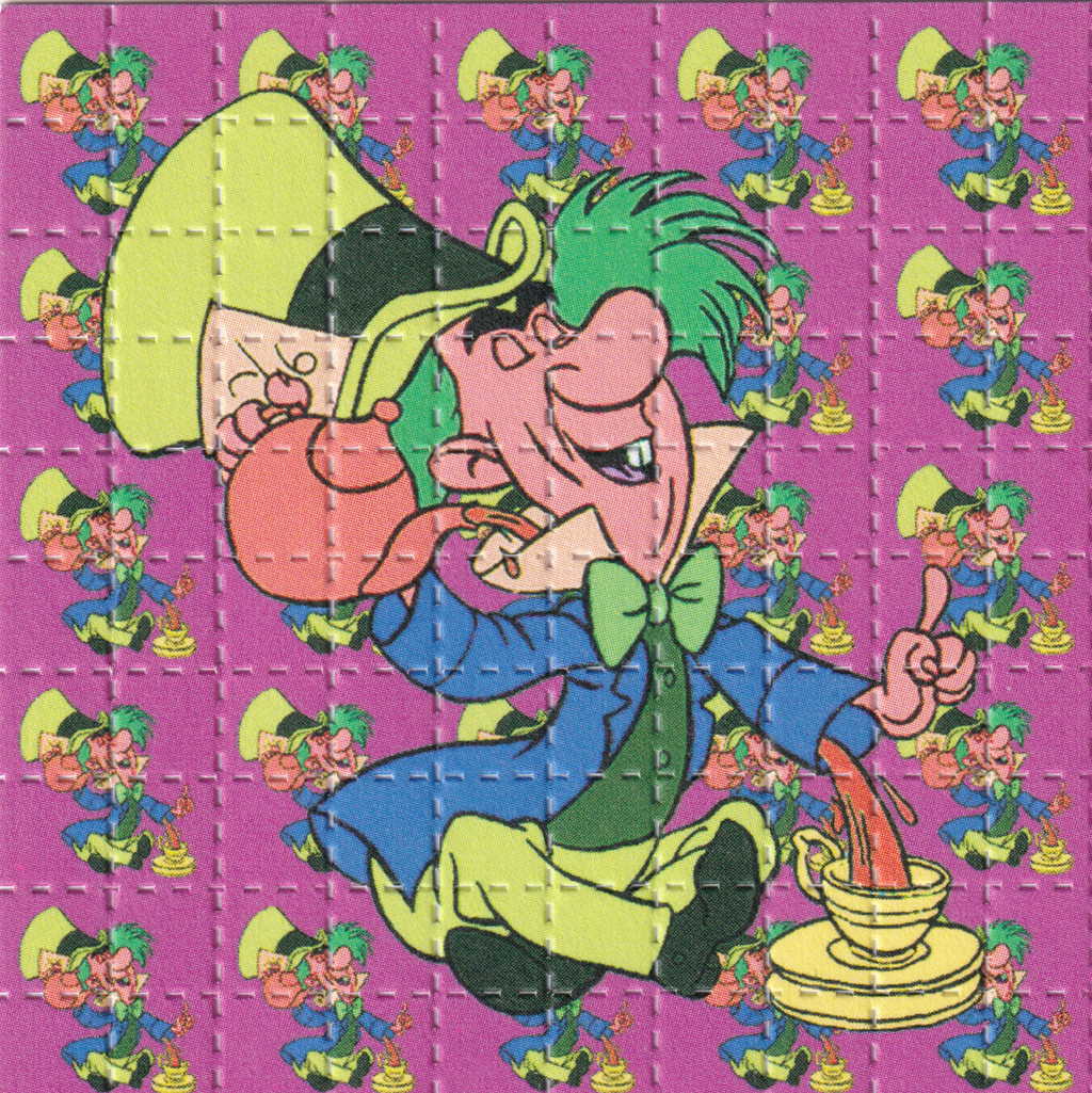 Mad Hatter Purple Blotter Art