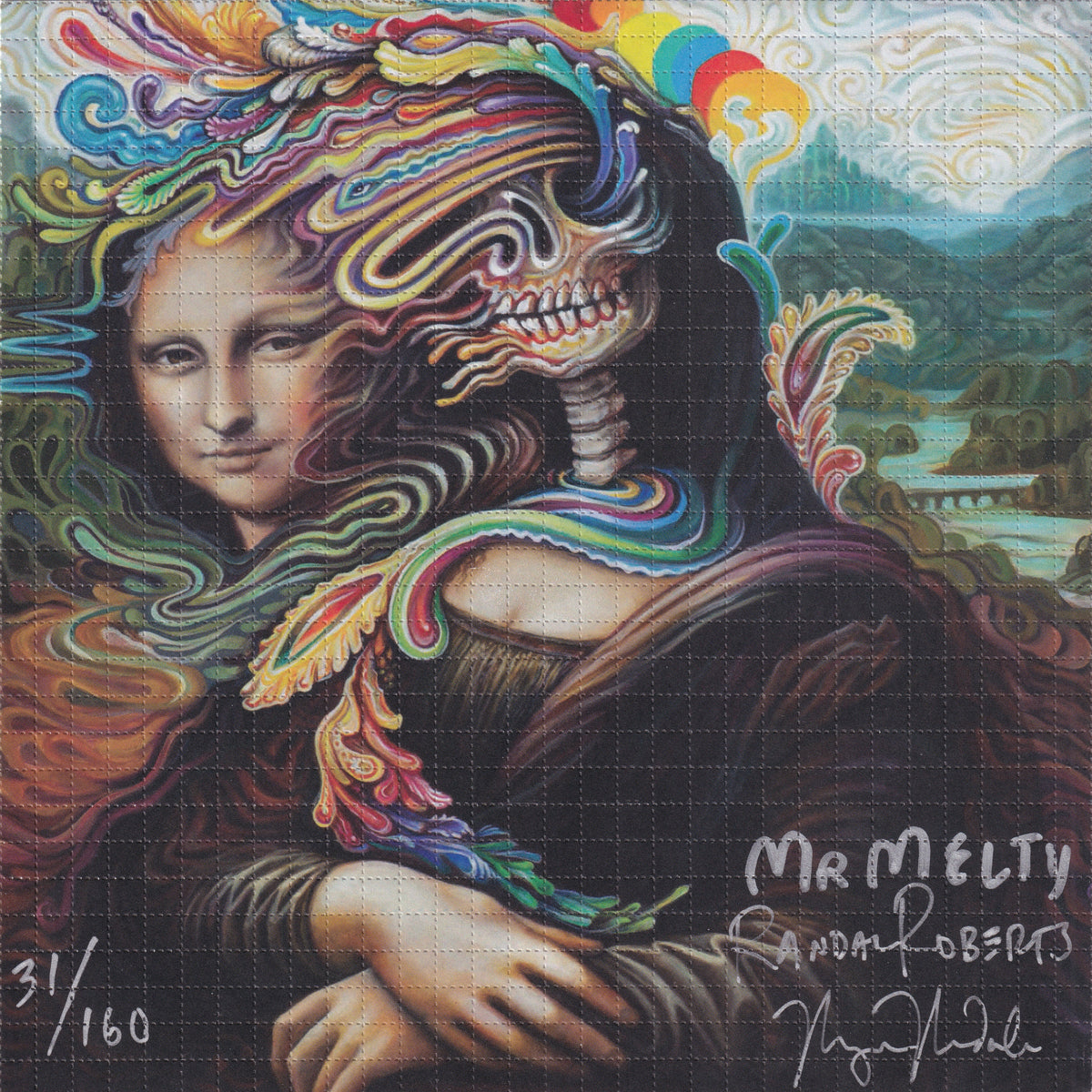"Melty Lisa" signed by Randal Roberts, Mr. Melty & Morgan Mandala