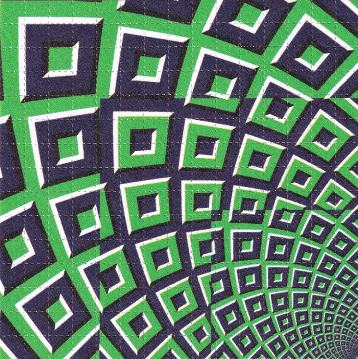 Optical Illusion 3 Blotter Art