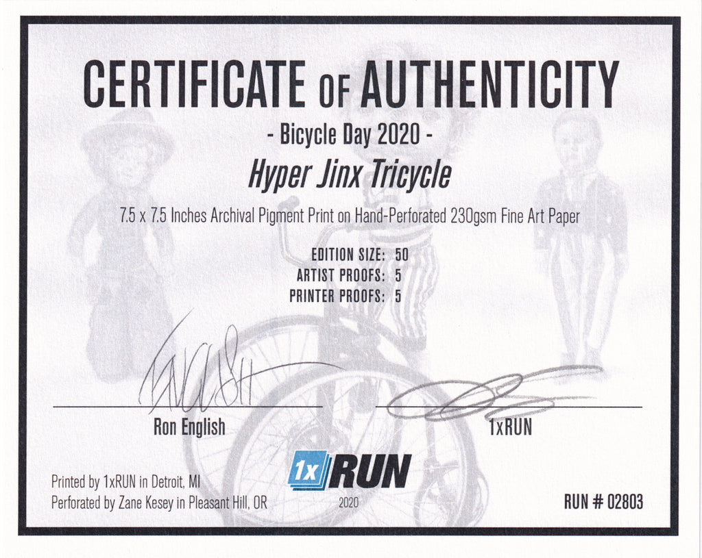 Hyper Jinx Tricycle by Ron English (signed)