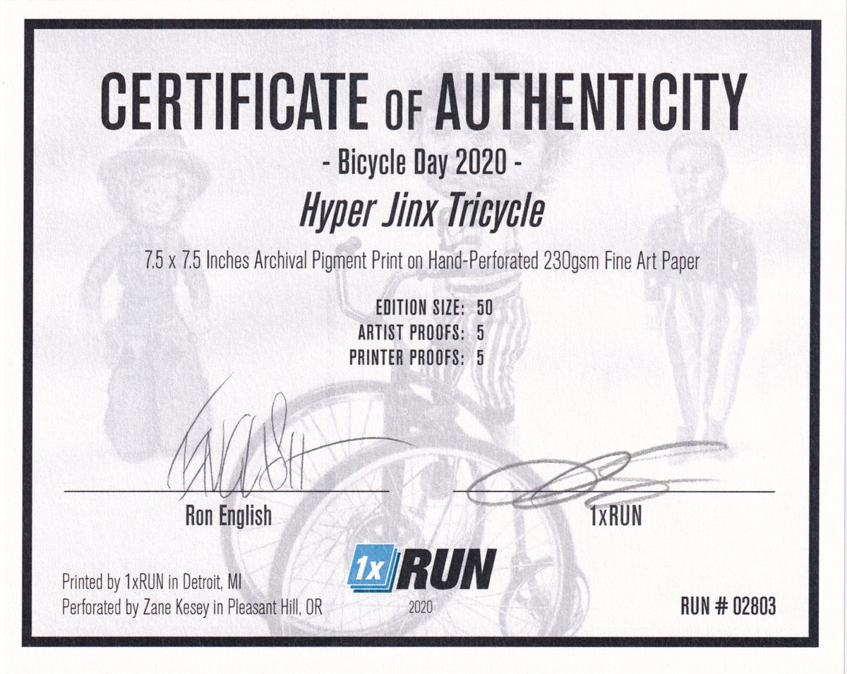 Hyper Jinx Tricycle by Ron English (signed)