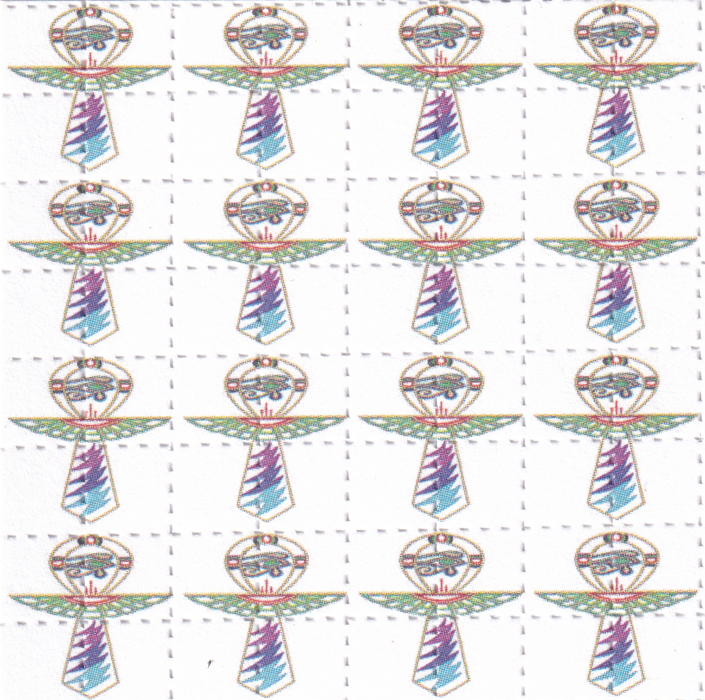 Eye of Horus Blotter Art (street sheet)