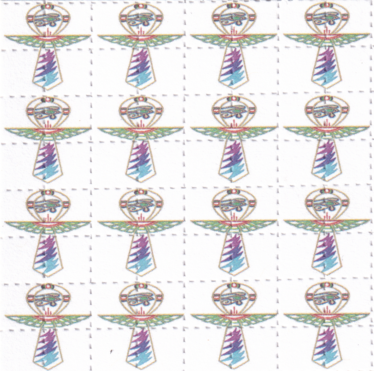 Eye of Horus Blotter Art (street sheet)