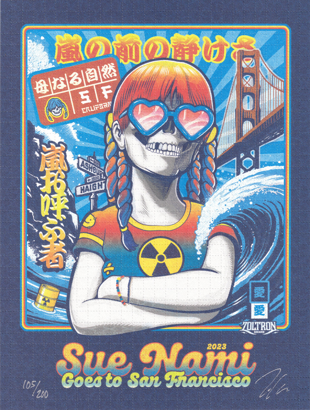 Sue Nami Goes to San Francisco by Zoltron (signed)
