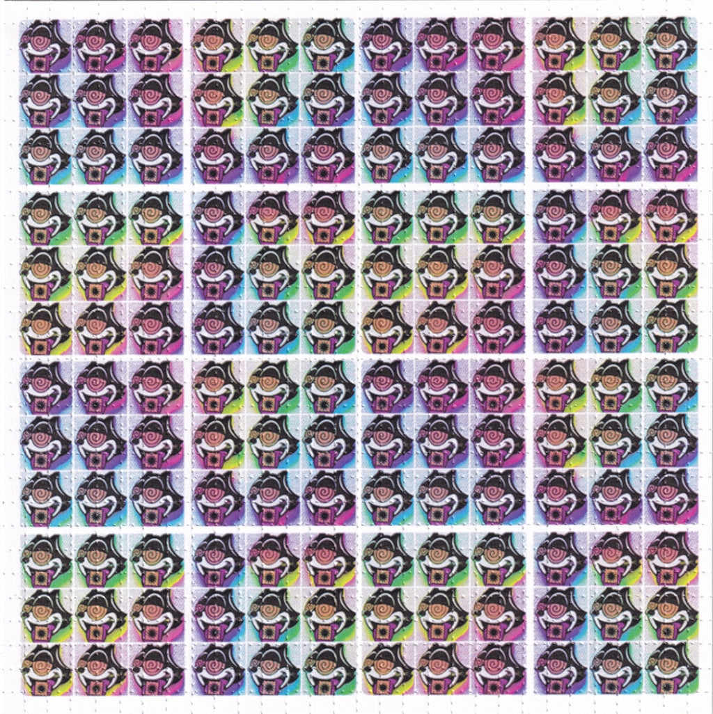 Trippy Felix Blotter Art (street sheet)