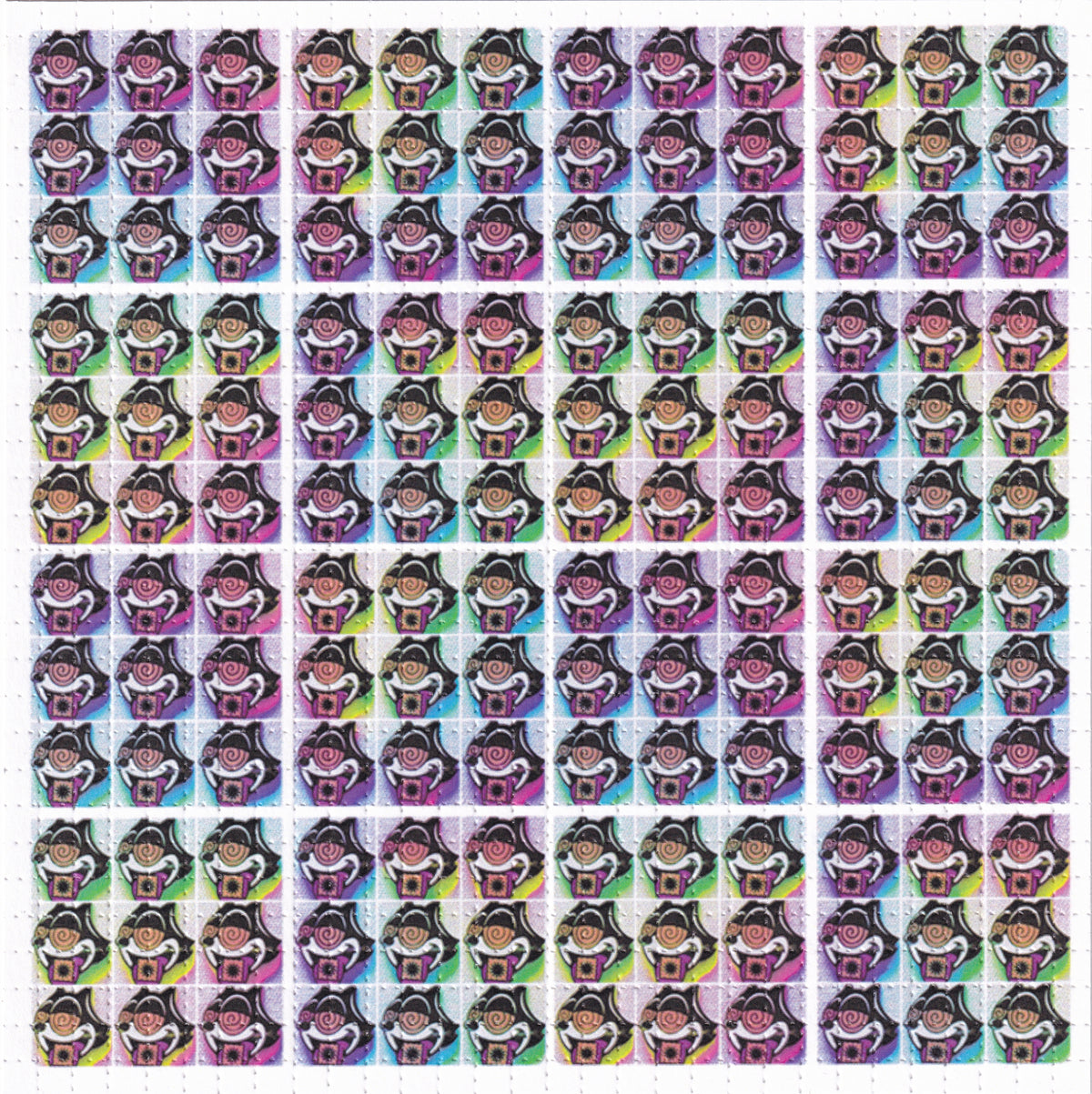 Trippy Felix Blotter Art (street sheet)