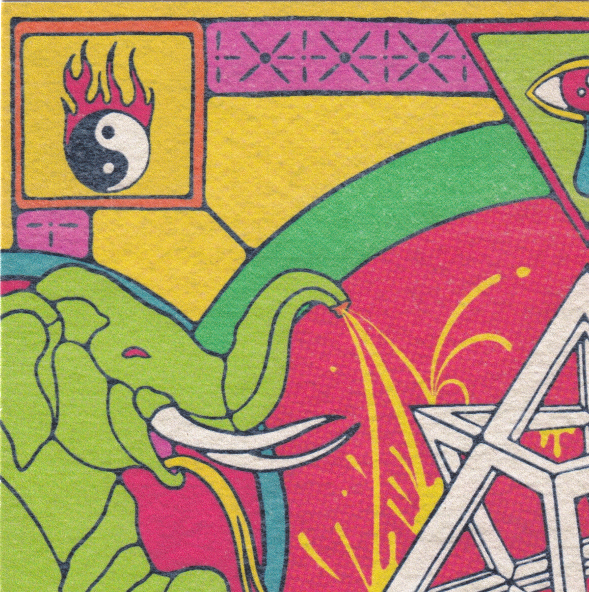 Ziero Muko Unperforated Blotter Art (signed)