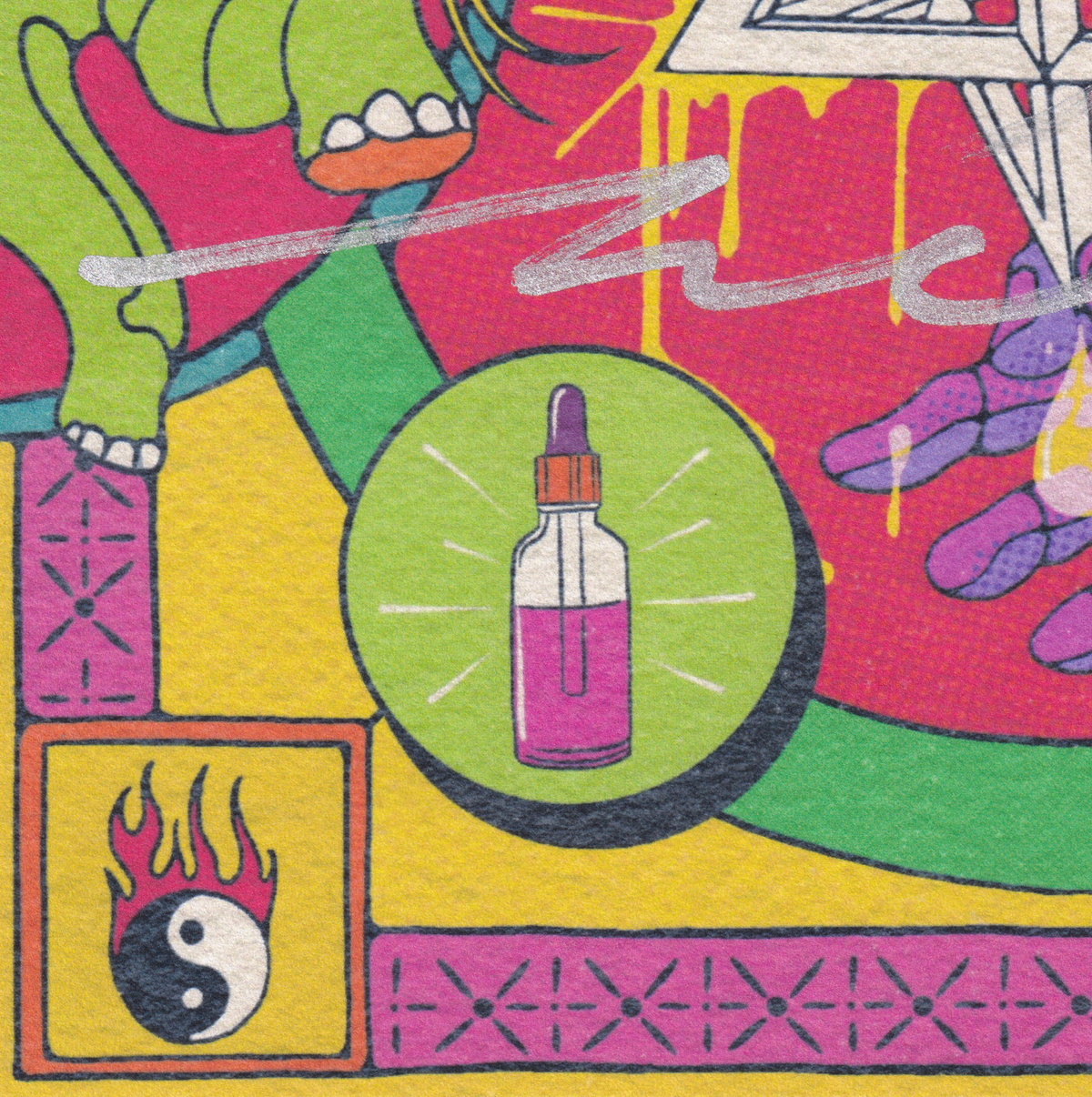 Ziero Muko Unperforated Blotter Art (signed)