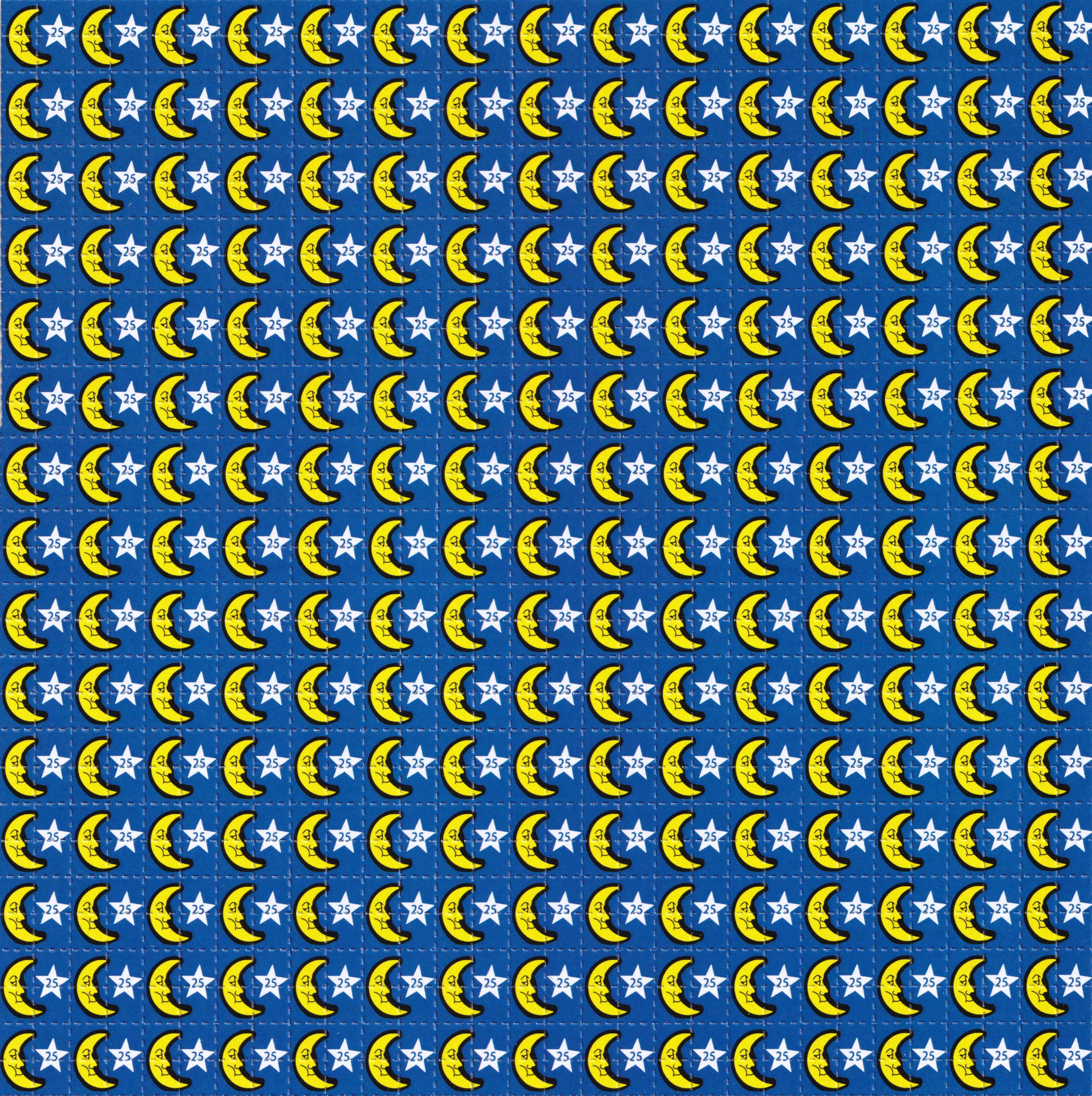 Moon & Star Blotter Art