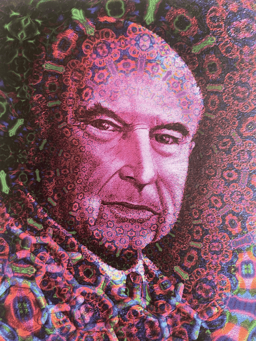 Albert Hofmann 100th Anniversary Blotter Art