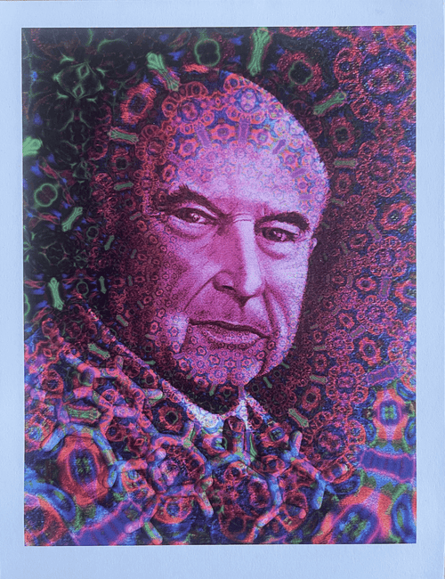 Albert Hofmann 100th Birthday Blotter Art (2006)