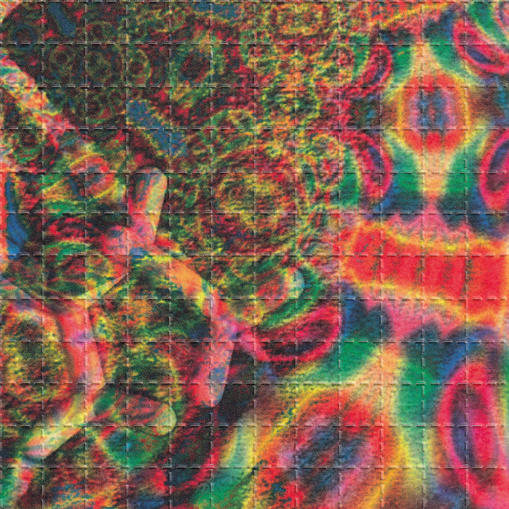 Albert Hofmann 100th Birthday Celebration Blotter Art (yellow)