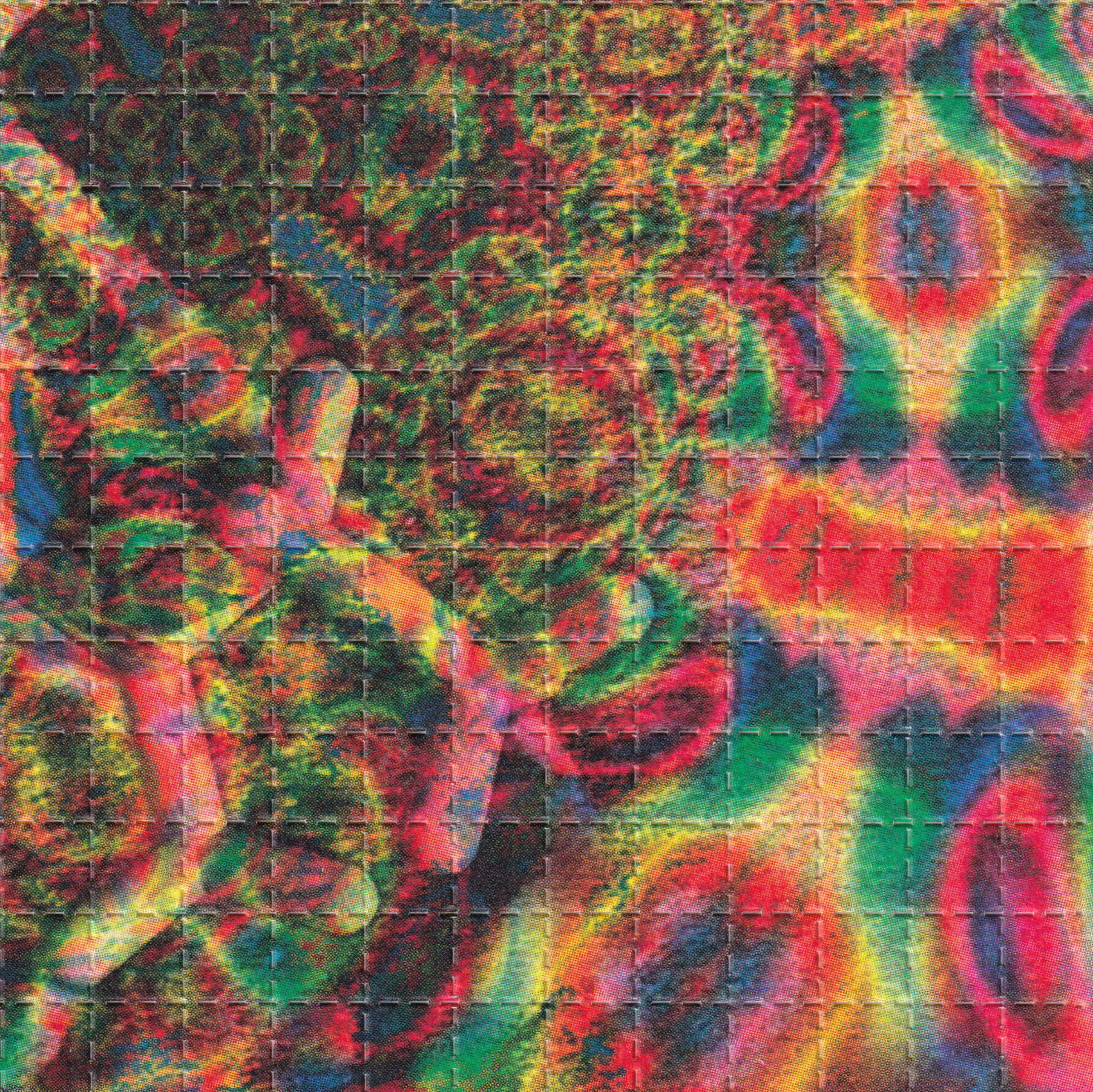 Albert Hofmann 100th Birthday Celebration Blotter Art (yellow)