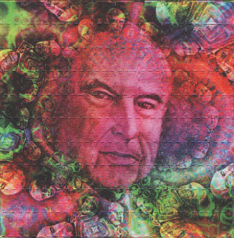 Albert Hofmann LSD Acid Blotter Art