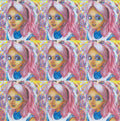 Alice in Wonderland Blotter Art