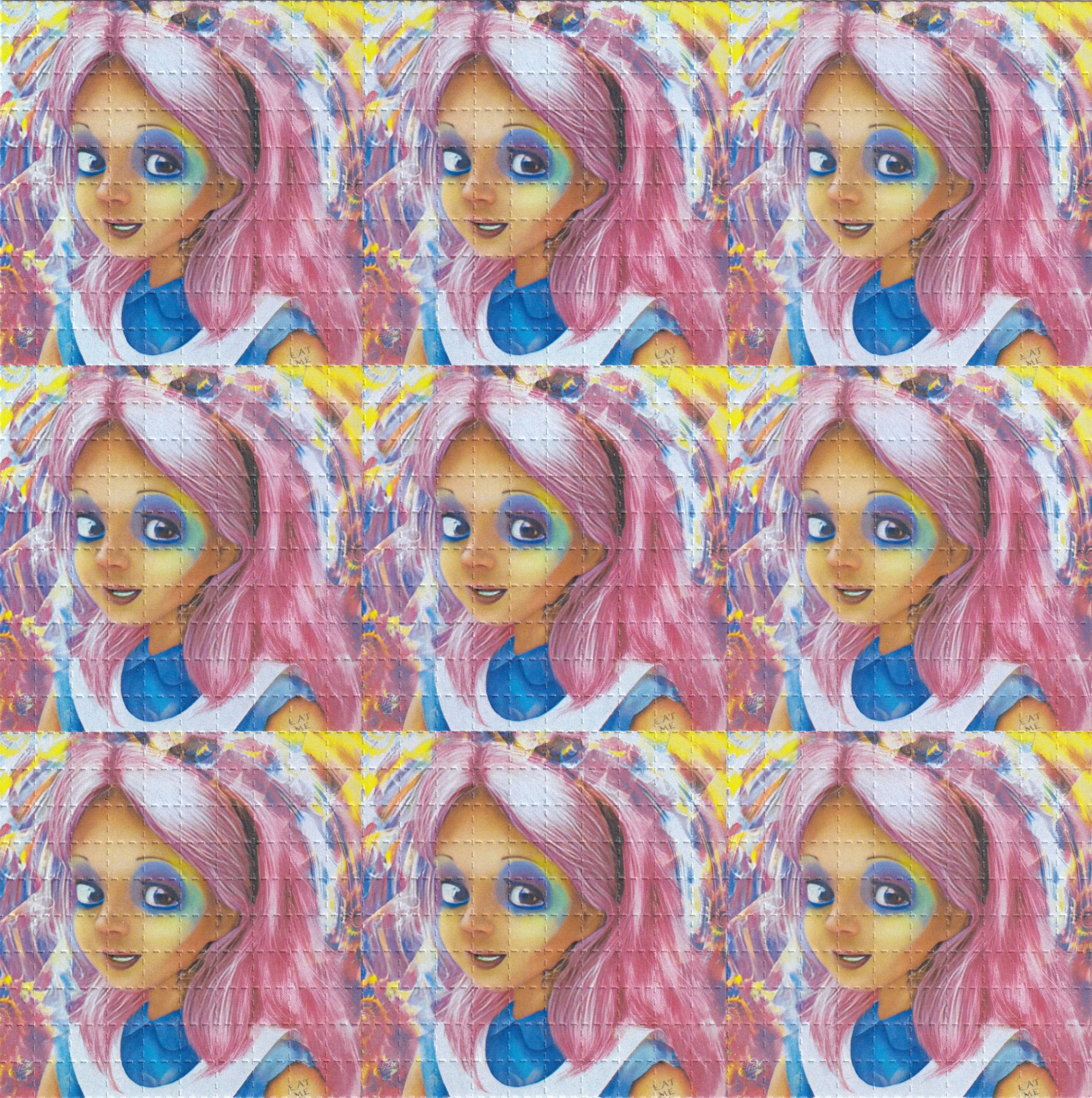 Alice in Wonderland Blotter Art