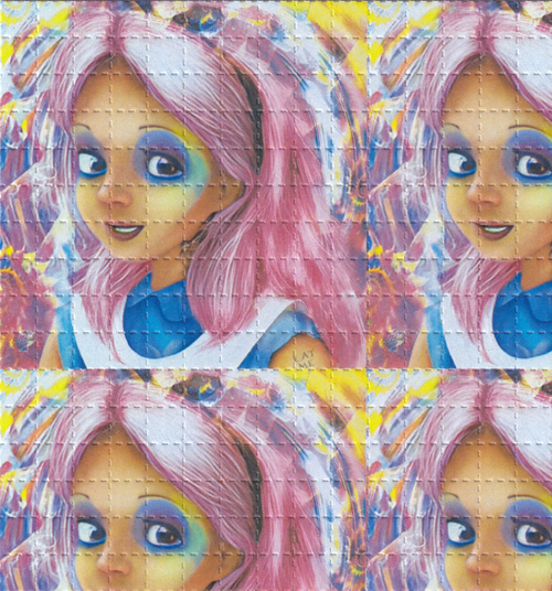 Alice in Wonderland LSD Acid Blotter Art Print