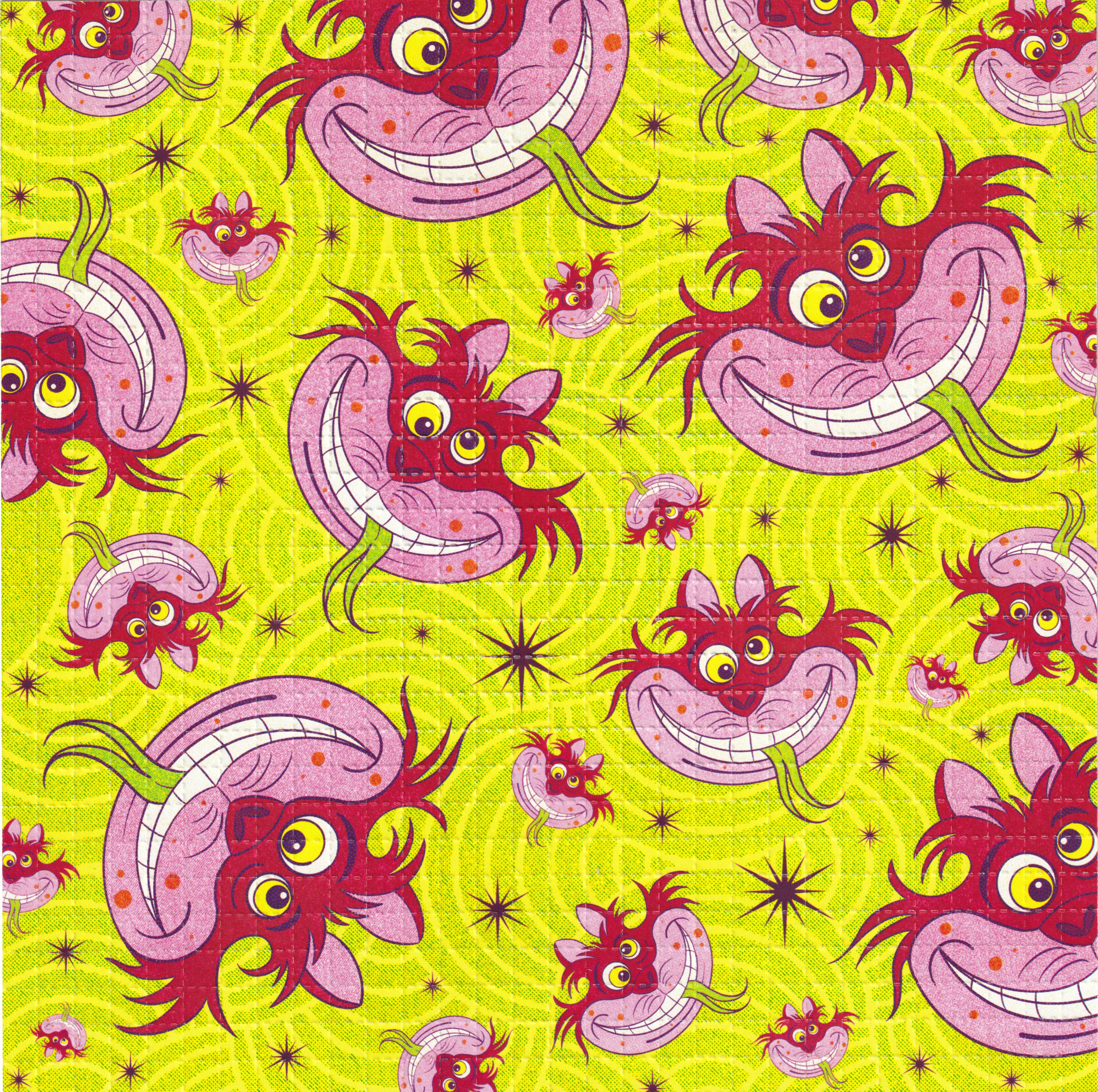 ブロッターアート アリス キノコ サイケデリック Alice Mushroom Double Sided Blotter Art Print By Ziero Muko
